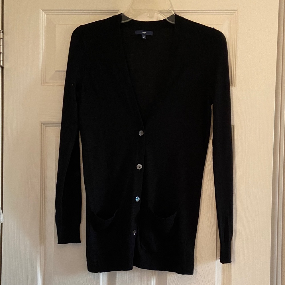 GAP Black Women's Cardigan Sweater